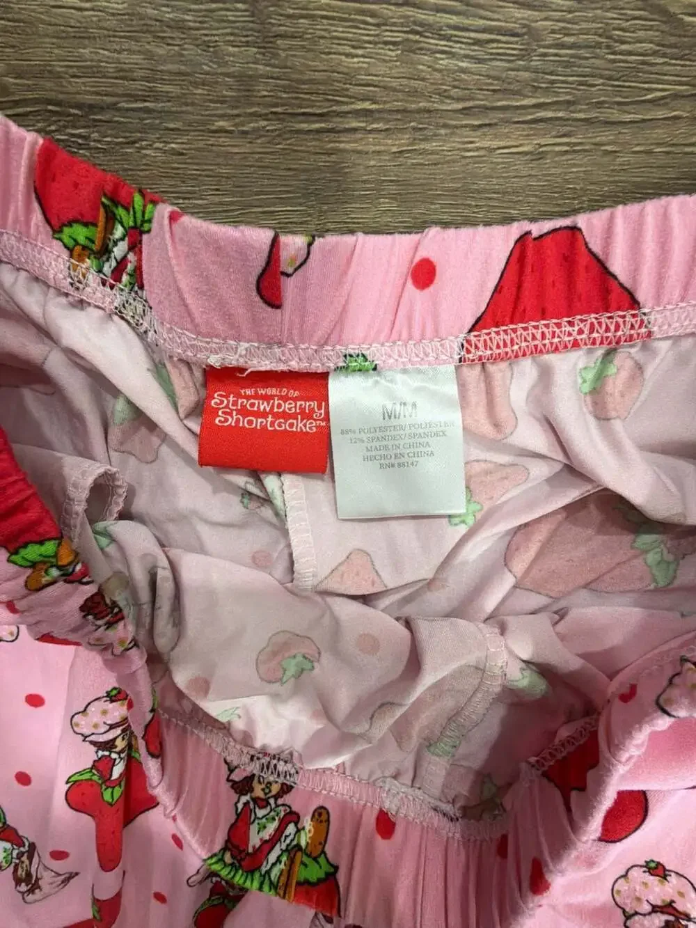 Strawberry Shortcake Women's Graphic Print Pajama Sleep Pants